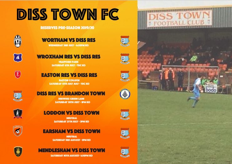 📆Pre-Season Fixtures:

A great pre-season schedule lined up for both the First Team and newly formed Reserves! Less than a month until both sides are in action!

🍊🍊🍊