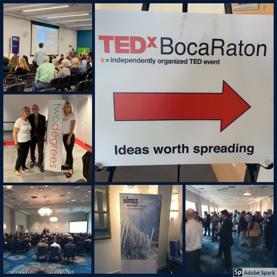 Incredible week of #networking in New Jersey and Boca Raton. Congrats to <a href="/HIMSS/">HIMSS</a> and <a href="/TEDxBocaRaton/">TEDxBocaRaton</a> on terrific events. Excited to be a part of each of them.