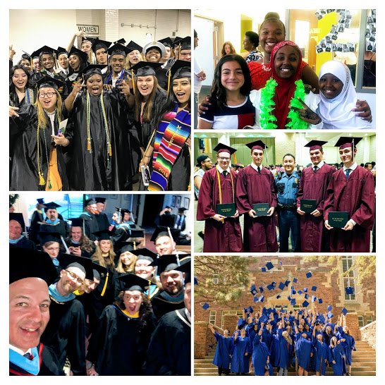 SPPS_News's tweet photo. Happy last day of school and congratulations to our #SPPS graduates - #ClassOf2019! Best wishes for a bright and successful future! #SPPSGrad https://t.co/47SOzshTvf