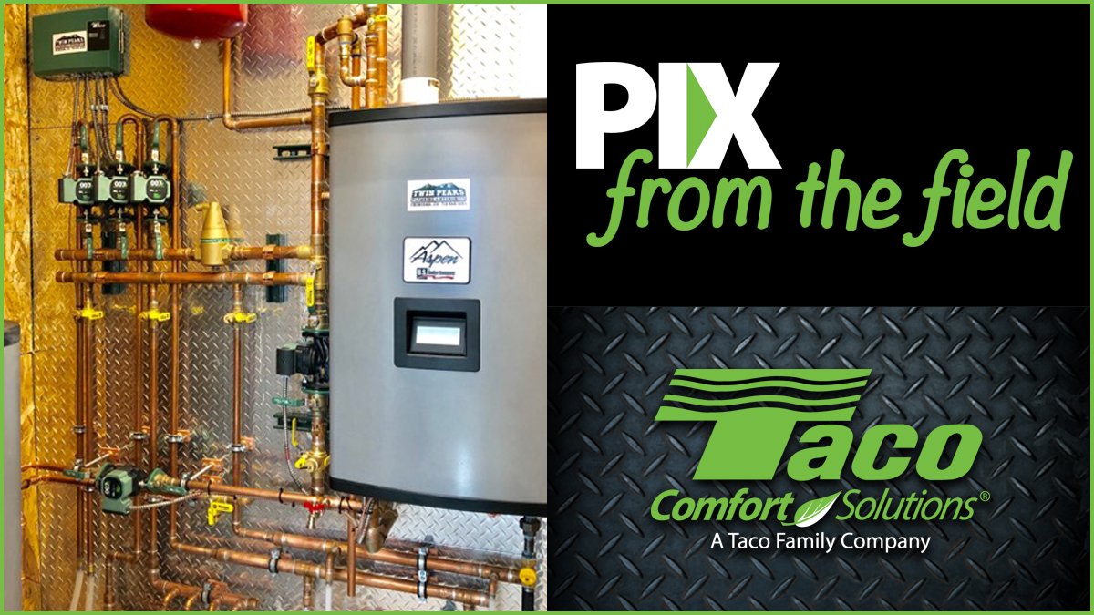 TacoComfort's tweet photo. Pics from the Field: Comfort Meets Efficiency
Thank you to Steve Fernandez from Trinidad, Colorado for sharing his recent project. This 2000 sq. foot home in Southern Colorado got an upgrade with heat PEX in the slab and #007e pumps for the zones for more efficiency and comfort. https://t.co/2c4aoVzej9