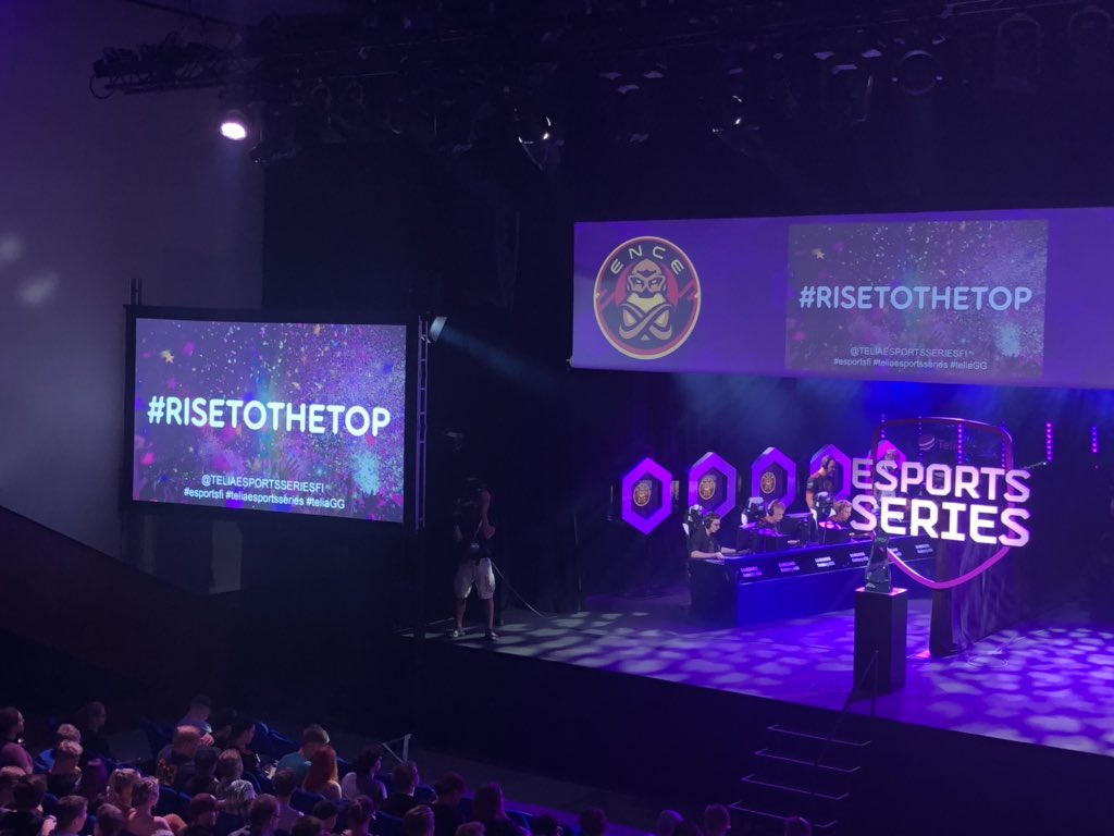 Esports Series Final: Ence v. SJ Gaming. Live sports at Savoy! #esportsfi #risetothetop #teliaesportsseries <a href="/subsuomi/">Subsuomi</a> #mtv