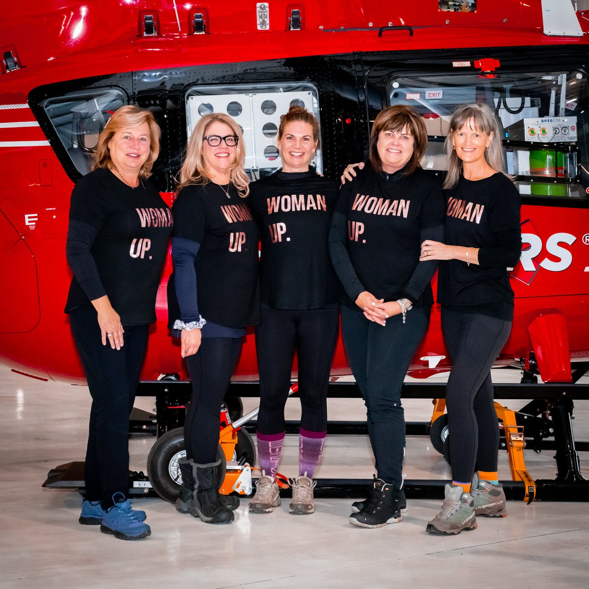 Today's the big day! These five courageous, brilliant women are ready for liftoff! Wish them luck as they set off on their fundraising home stretch!
(Left to right: Heather J. Culbert, Jina Abells Morissette, <a href="/LancasterBlaire/">Blaire Lancaster</a>, Shannon Bowen-Smed, Karen Radford) #STARSRescue2019