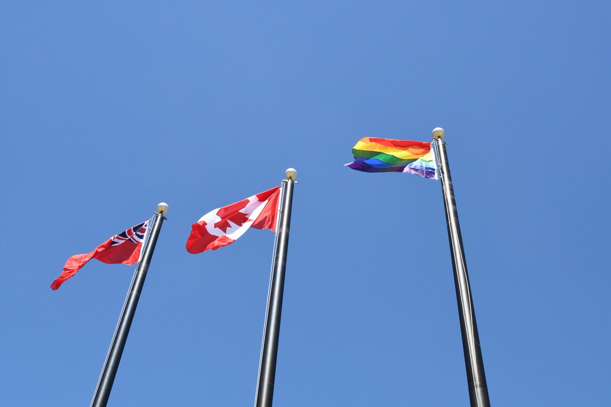 OakValleyHealth's tweet photo. Happy #Pride month! We were excited to raise the Pride flag at both our Markham and Uxbridge sites today.

#PrideMonth https://t.co/jkgNOlonpp