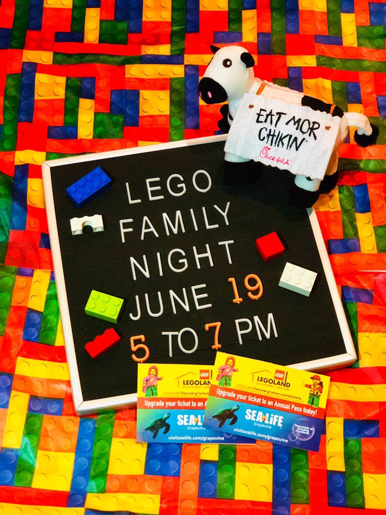 CFANBeltline's tweet photo. ๐ฎJoin us for blocks, building, and fun! Donโt miss your chance to win a Chick-fil-A gift set that includes 2 passes to LEGOLAND Discovery Center!! #LegoFamilyNight #CFAFamilyNight #BricksandBlocks https://t.co/dRVOMcHMW4