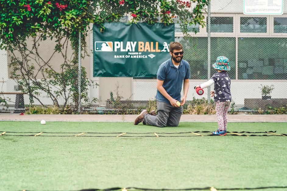 Athletics's tweet photo. Tomorrow A's PLAY BALL presented by Bank of America will be at Monroe Elementary in San Leandro! Join us from 10 am to 12pm for family-friendly baseball activities, including pick-up style baseball games, baseball and softball skill stations, and more. https://t.co/CgDVaLm7eA https://t.co/IGPCvCMLbJ