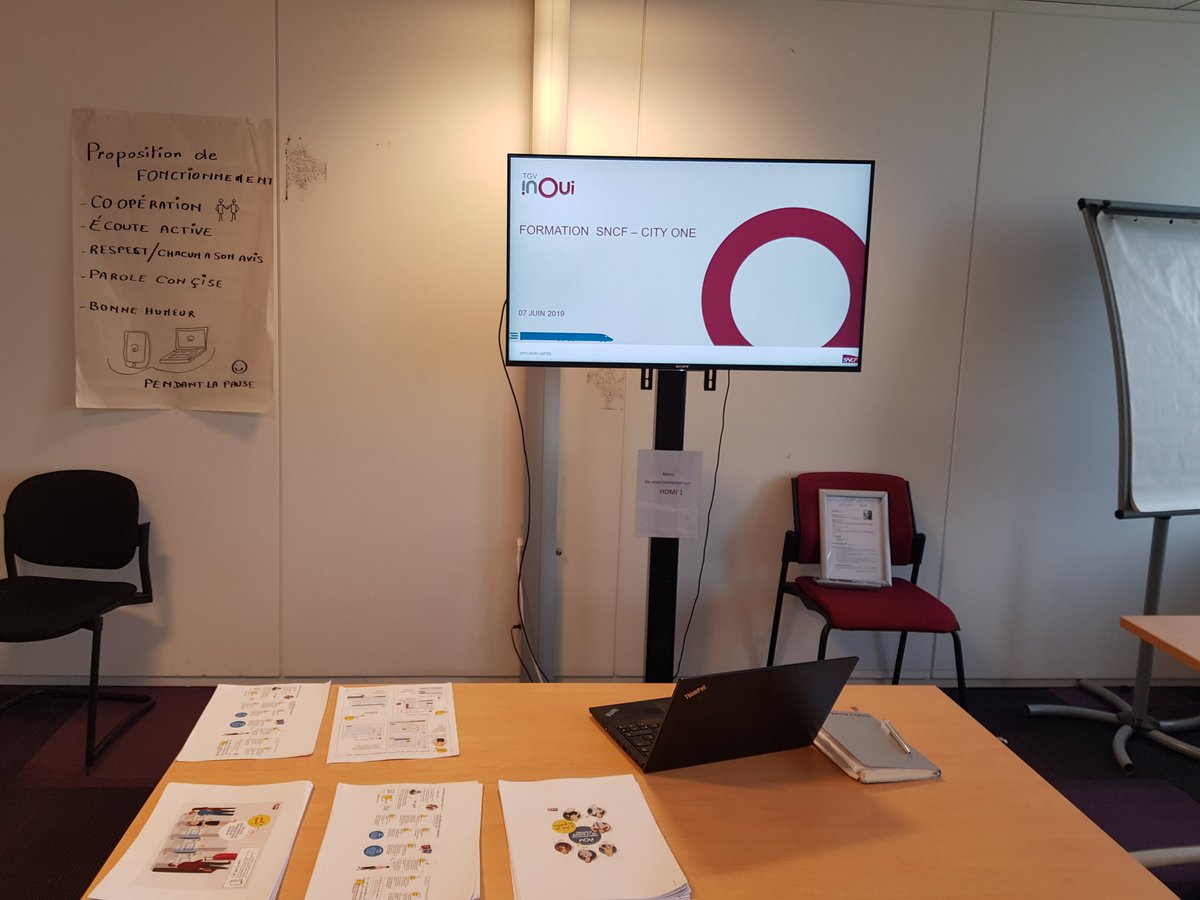 Formation des équipes City One pour garantir un accueil de qualité et un accompagnement personnalisé sur BLS pour tous nos clients en gare ! #partage #cooperation #30minmax <a href="/ArnaudPortalier/">Portalier Arnaud</a> <a href="/SRousset_Mora/">Stéphanie ROUSSET MORA</a> <a href="/Hammentien/">Anne DEFRANOULD</a> <a href="/VSpilleboutSNCF/">Violette Spillebout SNCF</a>