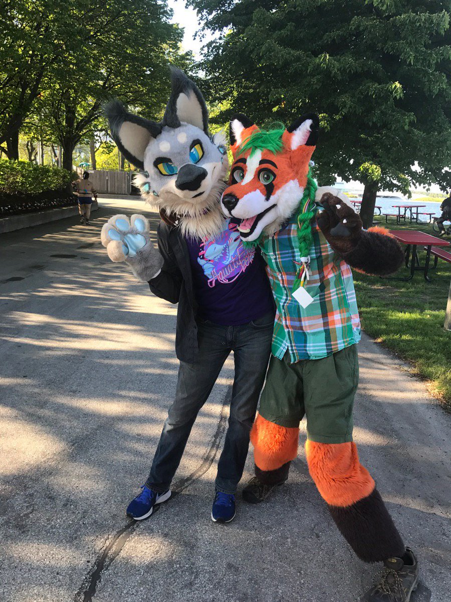 chewiescuz's tweet image. No better time to have fun and celebrate a #FursuitFriday than pride! #milwaukeepride
