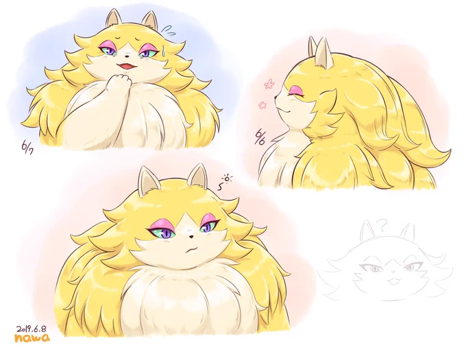 ちまちま描いてたモンハンストーリーズのナンバーズ3号ティティさん習作まとめ&個別?? 