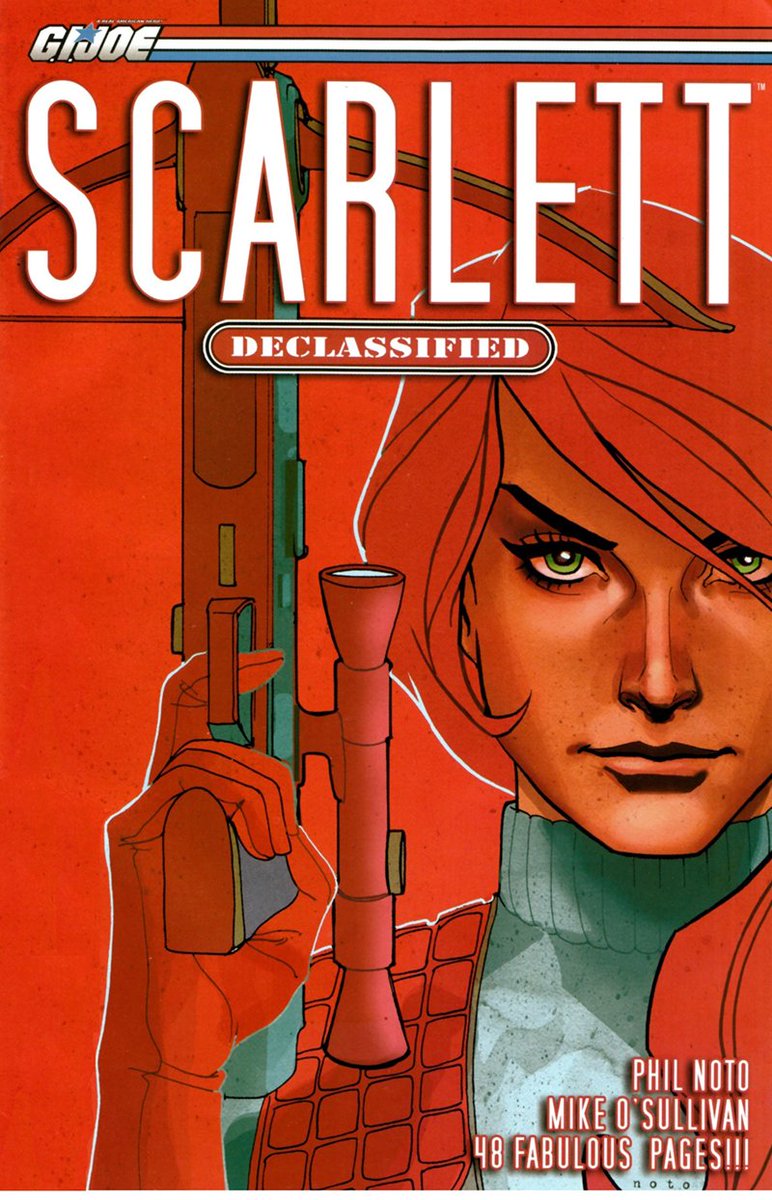 1BrianAllen's tweet photo. Shana M. O'Hara, Codename: Scarlett! Phil Noto interiors from a great G.I. Joe one-shot featuring Scarlett's origin with some really nice cameos! #Scarlett #ShanaOHara #GIJoe #YoJoe #Duke #ConradHauser #Stalker #LonzoWilkinson #SnakeEyes #PhilNoto https://t.co/s5jyM2yF7z