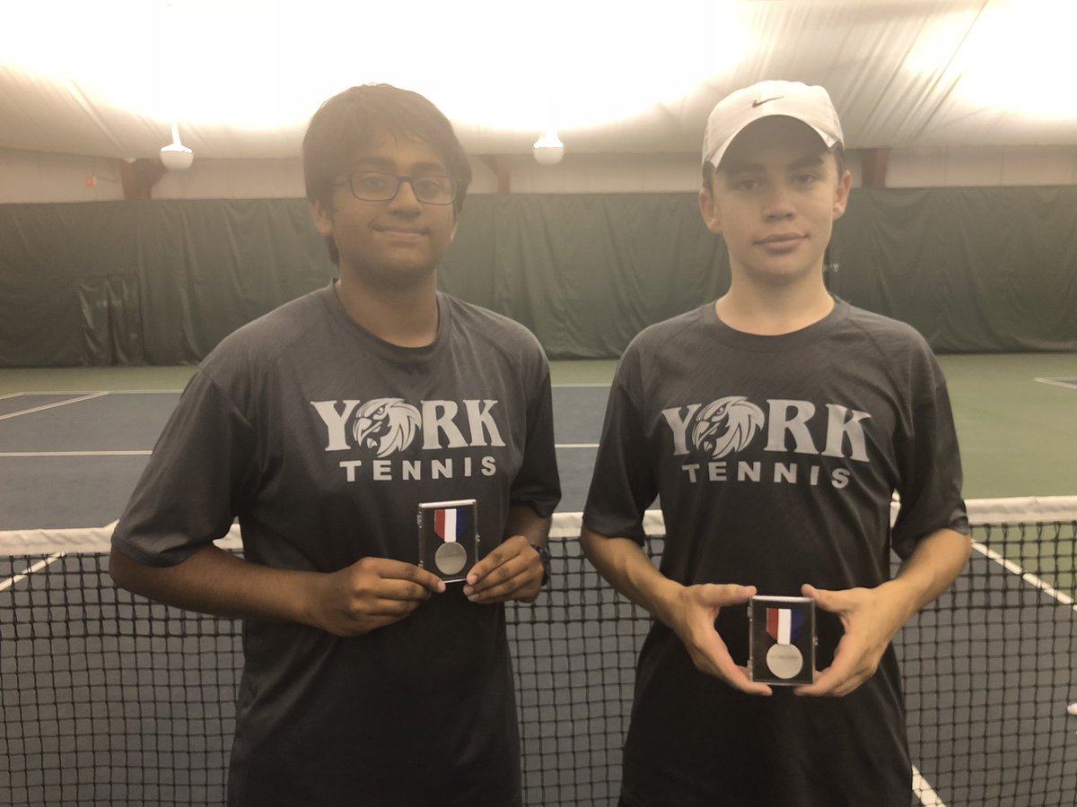 Congrats to RJ Novak &amp; Aryan Prabhudesai, 3A State Doubles Finalists!