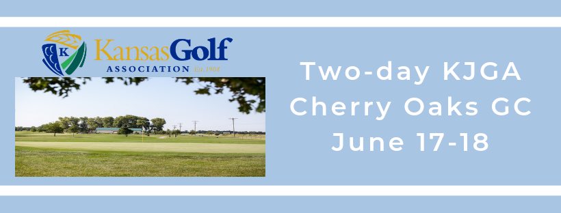 Just a few days left to get signed up for the KJGA Two Day Tournament at Cherry Oaks GC! Get signed up this weekend- deadline is June 10th at 4 pm.