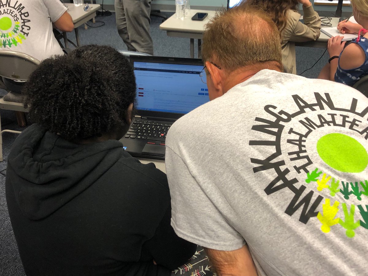 jdquilli's tweet image. #ImpactThatMatters  @DeloitteUs provided hands-on experiences and real-world examples and tools to ⁦@GirlScoutsCC⁩ today.  Girls learned about #DevOps #toolchains and reviewing their logs on the #IBM Cloud.