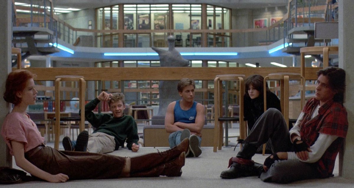 THE BREAKFAST CLUB (1985) 

Cinematography by Thomas Del Ruth 
Directed by John Hughes 
Explore more shots in our database: ops.fyi/ShotsDB