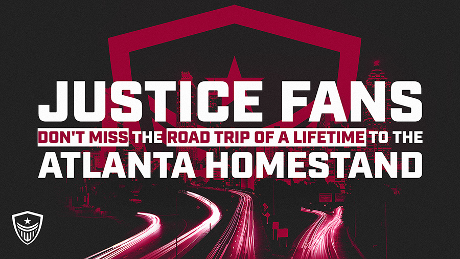 Get on the payload! Join Justice for the road trip of a lifetime! We’re heading to Atlanta and you’re invited: bit.ly/WDCJinATL 
#JusticeIsServed
#OWL2019
#ATLHomestand