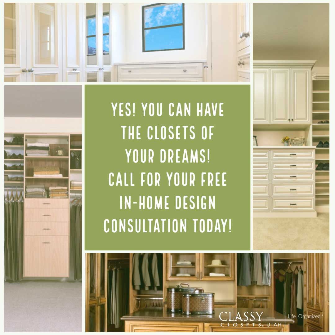ClassyClosetsUT's tweet photo. YES! YOU CAN HAVE DREAM CLOSETS… “What If” you could have the closets of your dreams!  “What If”… someone could design, build, and install these dream closets? https://t.co/oFVV7sj1tQ #UtahClosets #UtahClosetCompanies #BestClosetsUtah https://t.co/Z0ArGgwMVg