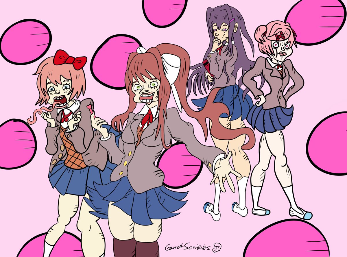 Garretscribbles On Twitter Oingo Boingo Manga Club Ddlc Dokidokiliteratureclub Anime Animeart Manga Mangaart Jojo Jjba Jojosbizarreadventure Oingoboingo Stardustcrusaders Https T Co 2io9djejbk