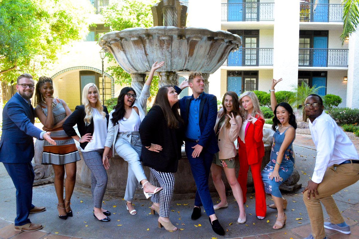 jackieoba_04's tweet photo. PRSSA Chapters, are you ready for the 2019-2020 @PRSSANational committee? You have no idea what great ideas this group has in store for the society!😊
#PRSSANationalCommittee #PRSSA #Dreamteam #PRSSALR https://t.co/fWggLKjRNu