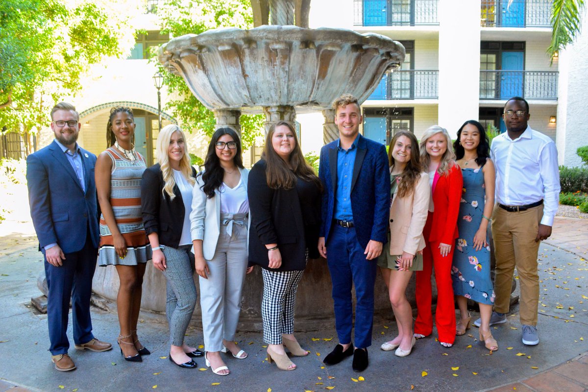 jackieoba_04's tweet photo. PRSSA Chapters, are you ready for the 2019-2020 @PRSSANational committee? You have no idea what great ideas this group has in store for the society!😊
#PRSSANationalCommittee #PRSSA #Dreamteam #PRSSALR https://t.co/fWggLKjRNu