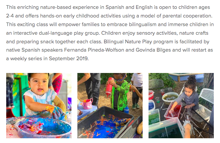 MariuszEDU's tweet photo. Live in @citydelraybeach or #SouthFlorida? Register your kids for @MFernandaPineda's #BilingualNaturePlay at #DelrayBeach Children's Garden! #CooperativeLearning in English+Spanish. Program runs Sept 2019 – April 2020: https://t.co/gEitWjfvun
#edchat #bilingualed #natureplay https://t.co/Y9clApTQAf