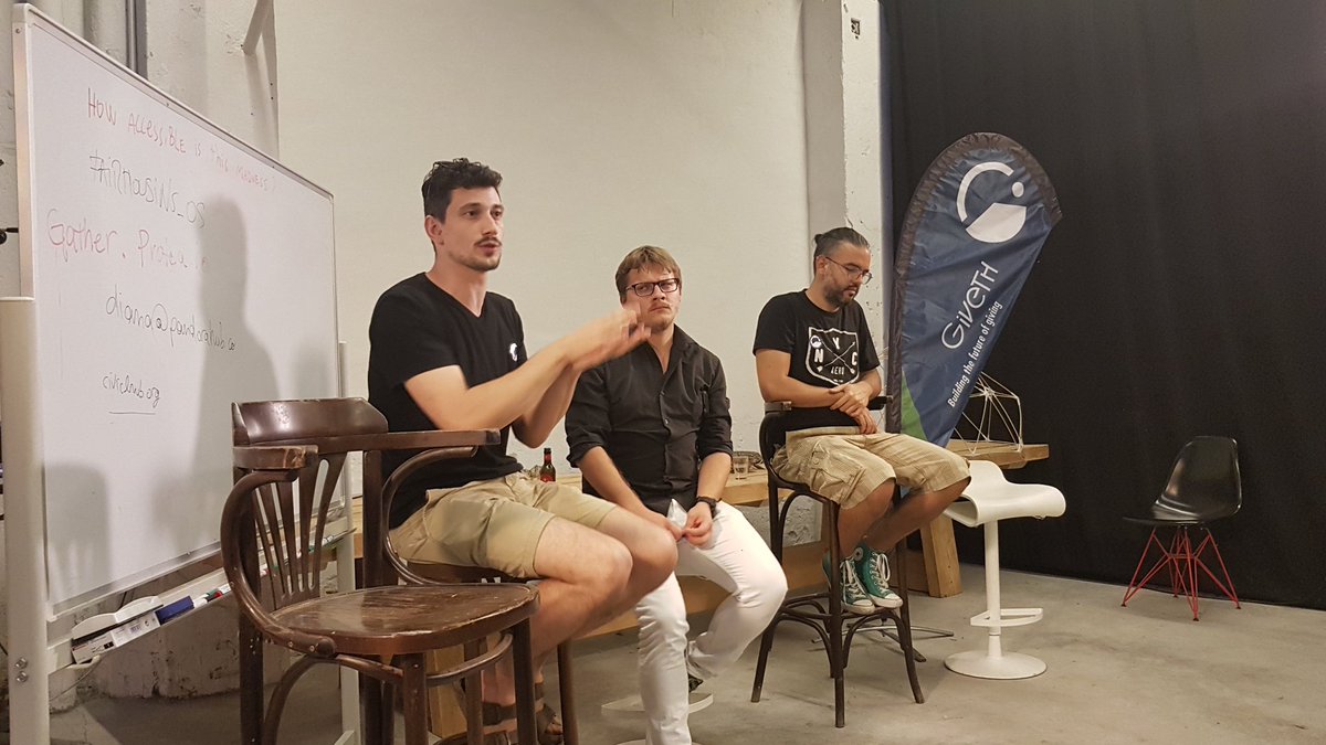 Giveth's tweet image. From #CommonsStack to bringing @RadxChange to Barcelona. @Loie_Low, @Pol_Lanski, @adria0 &amp;amp; others preaching ànd #buidling the Future. For the People. Right here. Right now.
Thank you for this beautiful #RadicalxChange event. Especially @AkashaBarcelona @ethdevbcn &amp;amp; @Protea_io ❤️