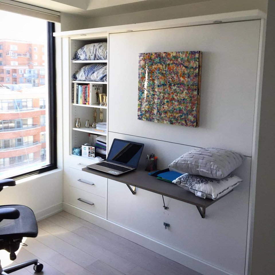 spacesolutions's tweet image. We&apos;ve been busy since joining forces with Organized Interiors this Spring.  We&apos;re going to catch you up on some of our recent installations, starting with this #MurphyBed, incorporating a fold down table! instagram.com/p/ByapoJxJj6s/