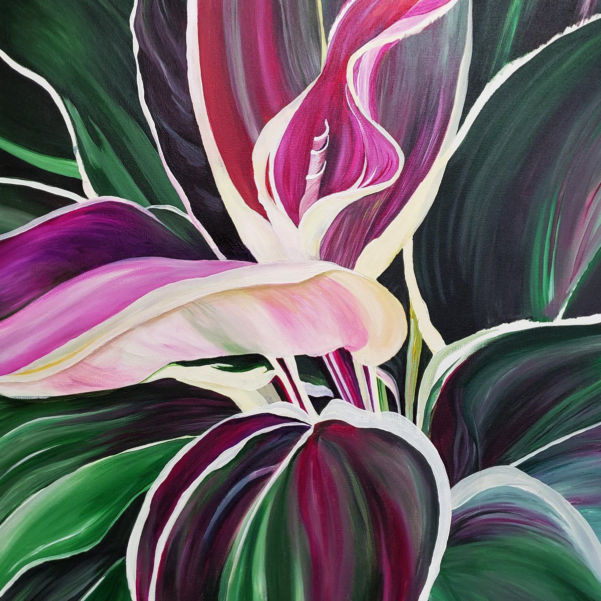 jackiehwall's tweet photo. Work in progress! Feels great to paint again. #acrylic #painting #workinprogress #art #studiofriday https://t.co/XYx4iGITce