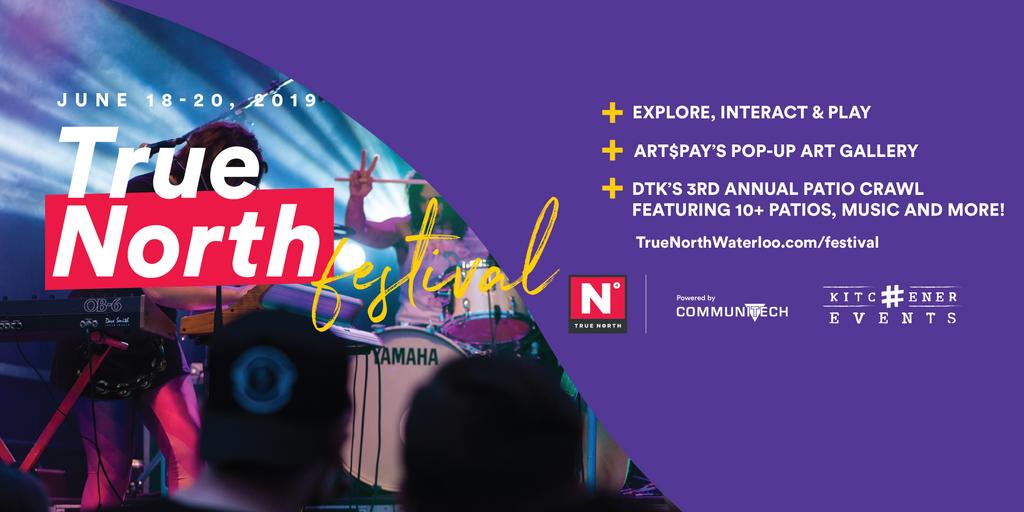 Communitech's tweet image. The #TrueNorth19 Festival is a chance for people who live here to experience what our region has to offer and to share with others what a great place this can be to live, work and play. Join us at #TrueNorth19 Festival on June 18-20!
Learn more - buff.ly/2ZbJMa2