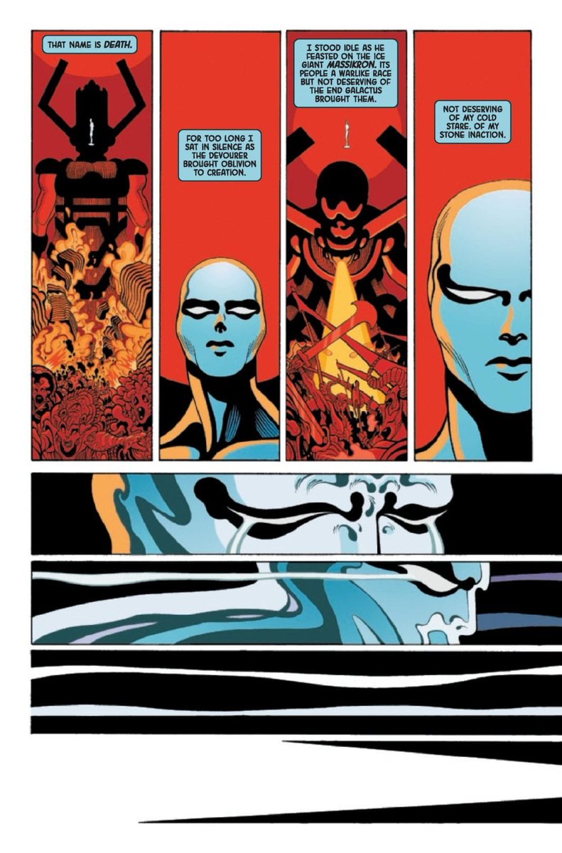 Doncates's tweet photo. Hey hey! Check out these preview pages for SILVER SURFER:BLACK! Out next week from Tradd Moore, @Dragonmnky @ClaytonCowles and me! Hope you dig! https://t.co/LR4f5UQkzg