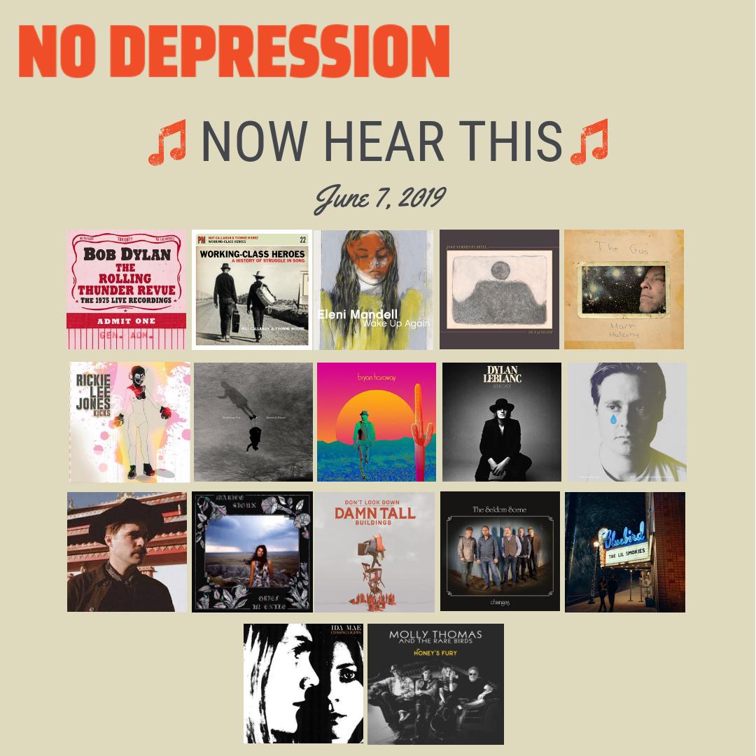 Welcome to June new releases! 🥳 And we're recommending 17 new ones for you to add to your queue. Featuring new releases from tagged + <a href="/bobdylan/">Bob Dylan</a> <a href="/EleniMandell/">Eleni Mandell</a> <a href="/dleblancmusic/">Dylan LeBlanc</a> <a href="/RickieLeeJones/">Rickie Lee Jones</a> <a href="/freedirtrecords/">Find us @freedirtrecords.bsky.social</a> <a href="/MarkMulcahyHQ/">Mark Mulcahy</a> and Jake Xerxes Fussell. Reviews: nodepression.com/album-reviews/