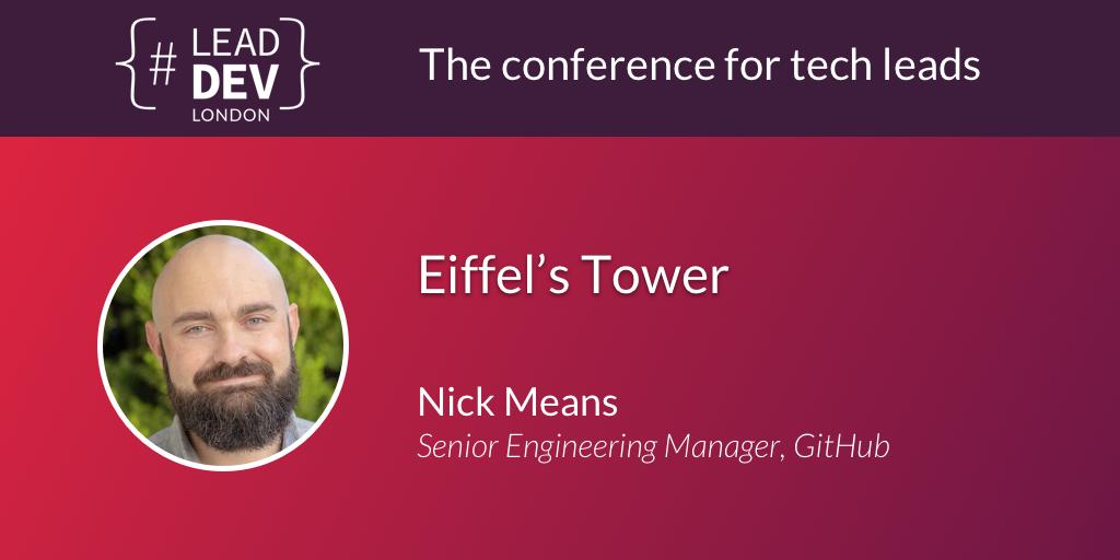 Nick's talk details: Eiffel's Tower