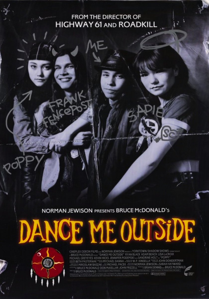 AngusKohm's tweet photo. Dance Me Outside (1994) by #BruceMcDonald based on #WPKinsella w/ #RyanBlack #AdamBeach #JenniferPodemski #MichaelGreyeyes #LisaLaCroix #SandrineHolt #TamaraPodemski #HerbieBarnes #HughDillon "When the party's over, real life kicks into gear!" #Canada https://t.co/qyeGkKmD7a