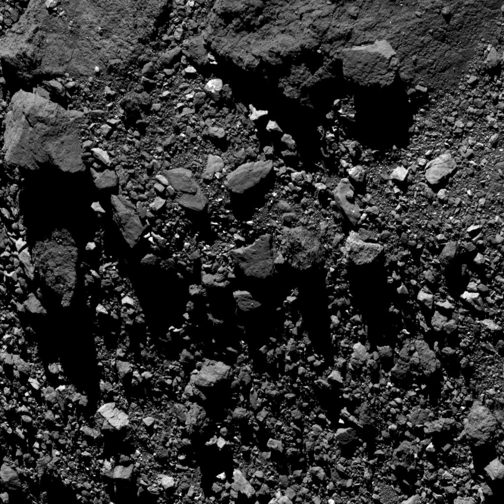 OSIRISREx's tweet photo. Since the poll showed that everyone wanted to see new spots on Bennu, do you think anyone will notice that part of this region was already seen in an earlier image?

Image details: https://t.co/ZMvLgRH9rx https://t.co/FHJECMdIl1