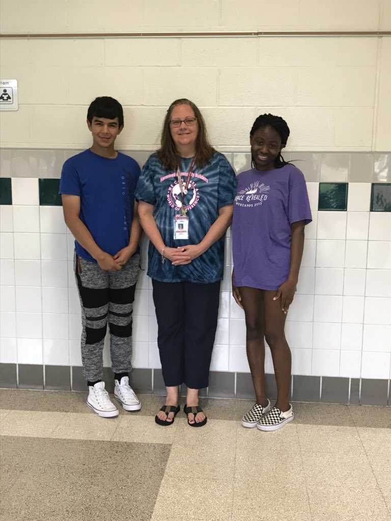 Jen_McMath's tweet image. I will miss these two very special students. I wish them all the best in high school!  @LCPSFarmwell