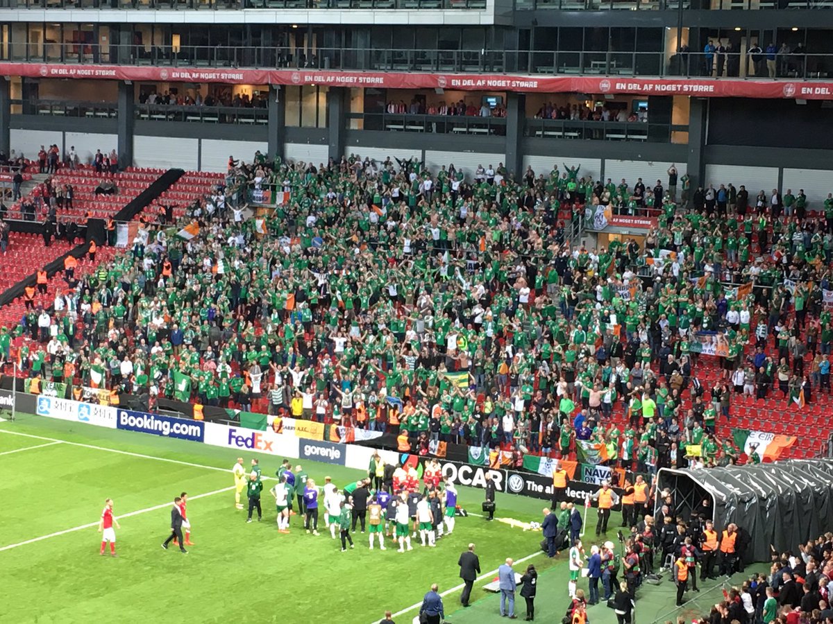 IrelandFootball's tweet photo. The fans in Copenhagen loved that!
๐ฉ๐ฐ๐ฎ๐ช #DENIRL #COYBIG https://t.co/PgtzEppw2V