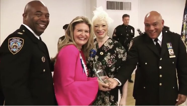 Monica Makes it Happen! @monicamoralestv was honored by PSA6 Community Council at the 34th Annual Community Police Fellowship breakfast for her work inside #NYCHA