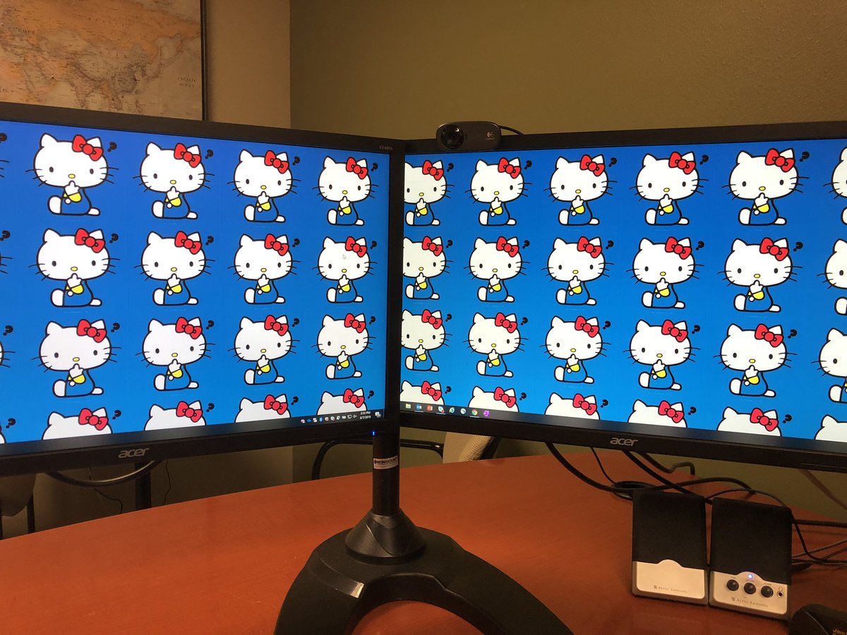 laurakdurfee's tweet photo. This is what happens when #IT keeps telling you to lock your screen when you’re away from your desk but you forget #ESGcareers https://t.co/LDXXtj8CU8