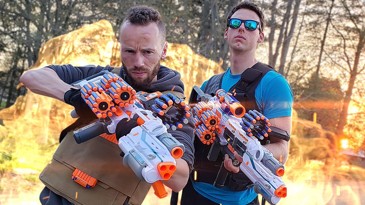 TrueMobster's tweet photo. BOOM 💥 New Video ❌
Flew to Canada to collab with @AaronEsser on this epic Nerf War: Home Invasion video! 🔥
👉🏼 https://t.co/5PZCriLatJ https://t.co/BH12Qtbusd