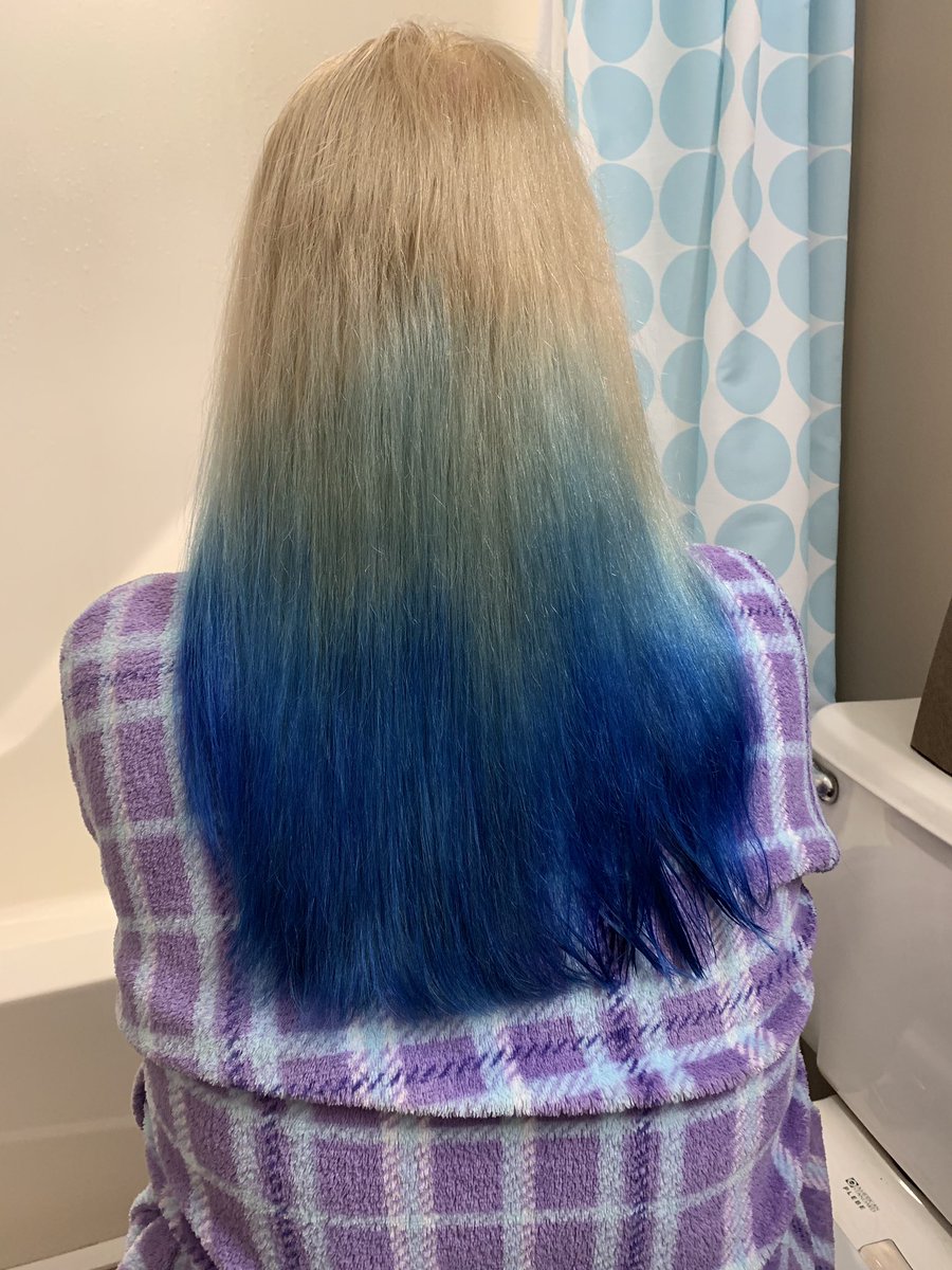 NikkiToal's tweet photo. @StLouisBlues I bleed blue so much it changed my hair. Let’s go Blues! https://t.co/Eyz55gySq9