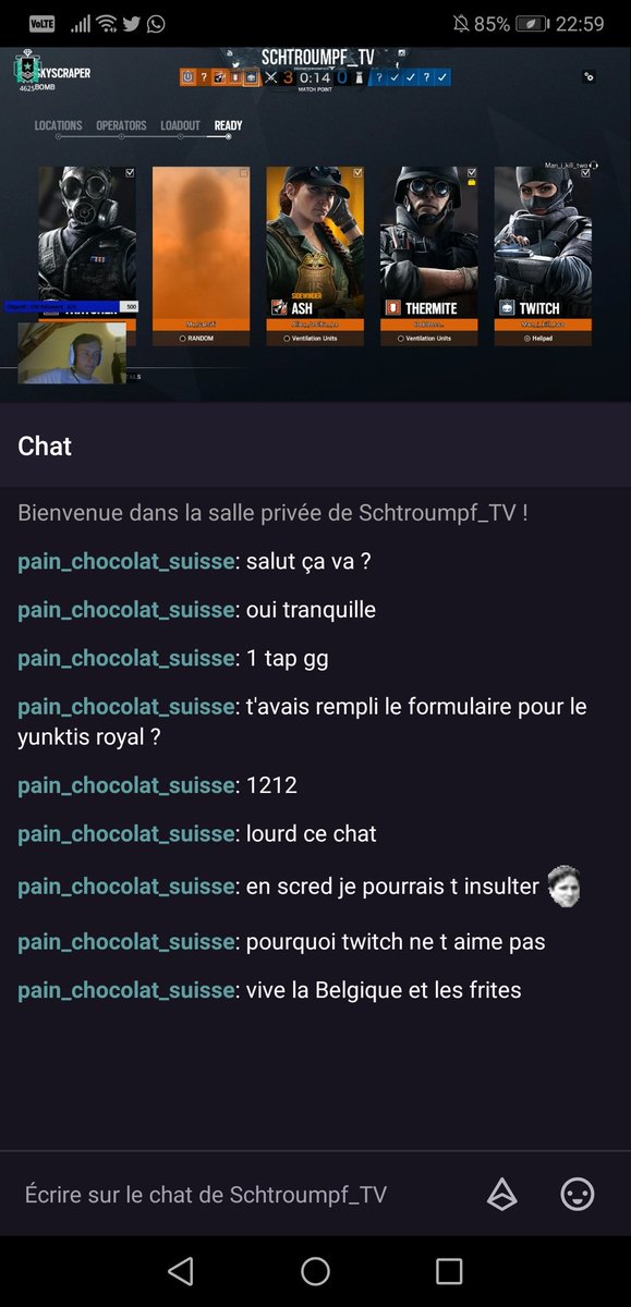 UshaiiRy's tweet photo. @Schtroumpfbase1 je repasserais quand twitch sera moins cassé https://t.co/3emvEAmIr9