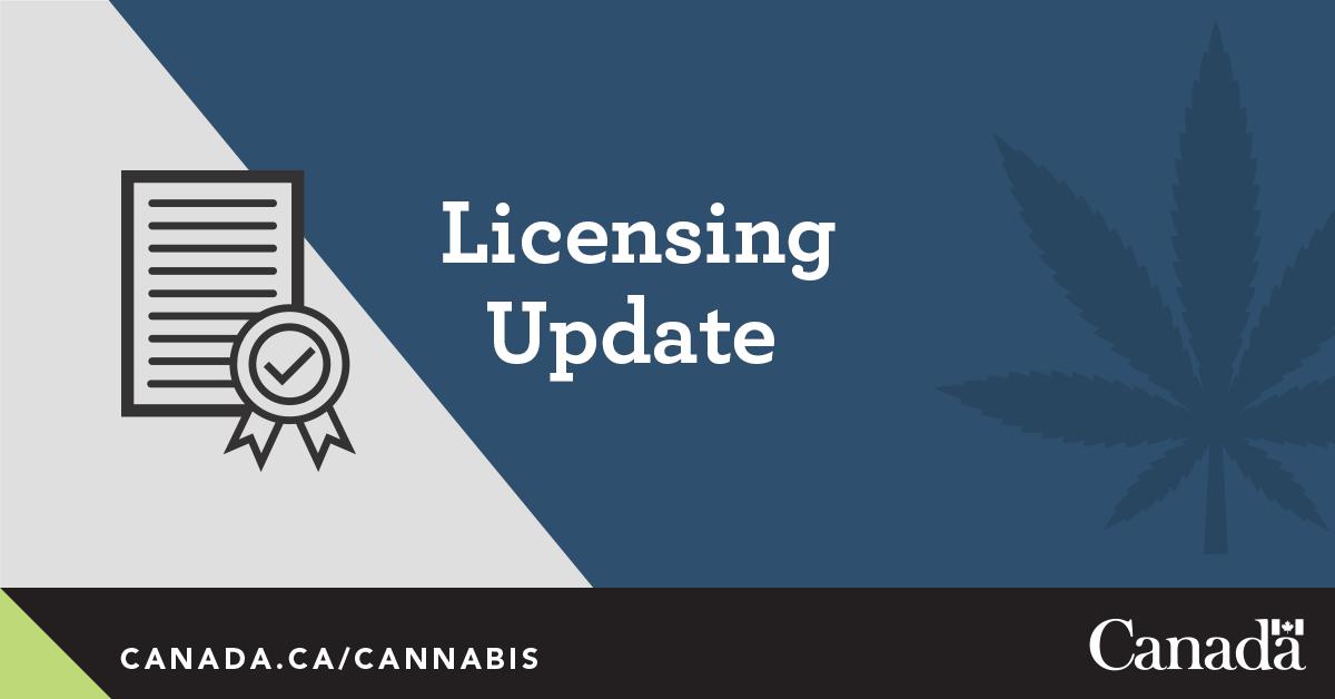 (1/3) There are now 180 #CannabisLicence holders in Canada. This week, we approved one new licence holder and four site expansions. ow.ly/JpXL50uznuP #CDNCannabisReg