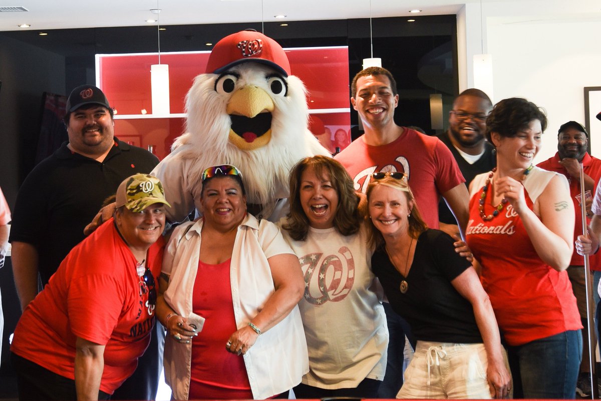 TribalTechLLC's tweet photo. Our DMV team gathered for the 5th Annual Tribal Tech Summer Retreat to watch the Nats defeat the Chicago White Sox with a walk off home run! It is always a great time when the Tribal Tech team gets together! Go Nats! #TribalTechFun #Nationals #womanowned #smallbusiness https://t.co/3jfCgElbhR