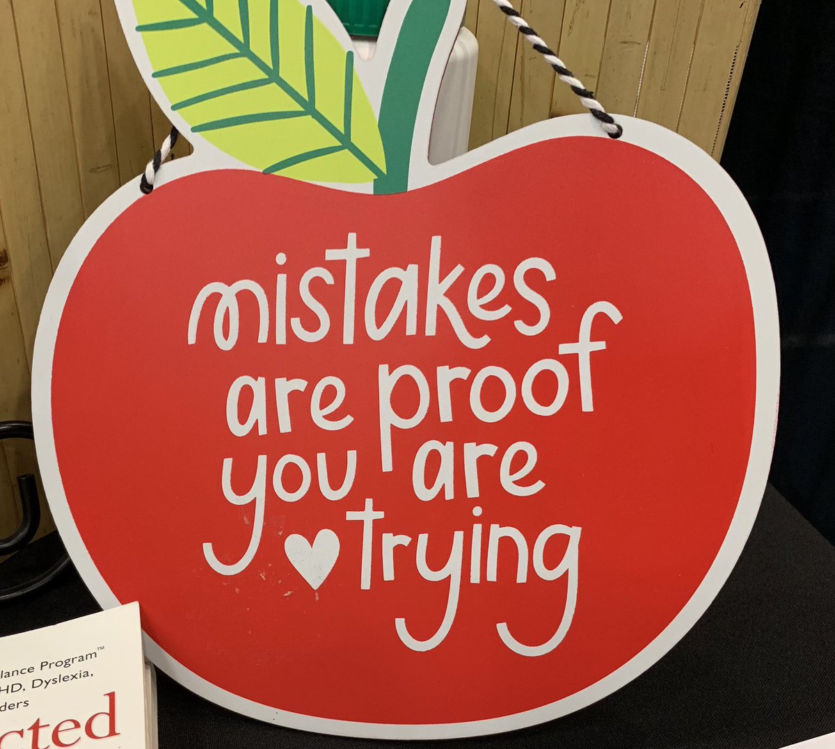 “Mistakes are proof you are trying.” I don’t know who else needs to see this today. I certainly did.