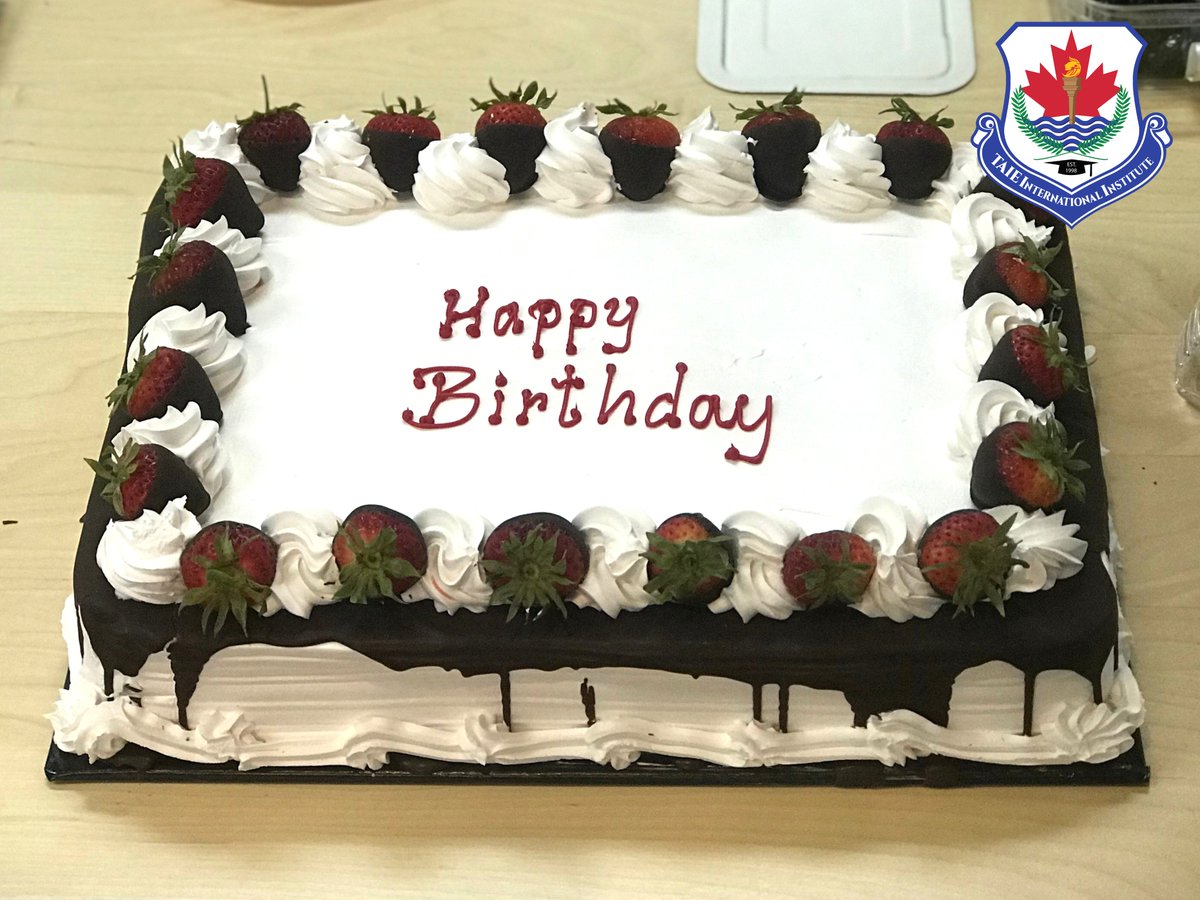 TAIEers's tweet photo. At #TAIE, we welcome the #weekend with a bang! 
Celebrating all June birthdays today with some #cake, snacks, friends, and colleagues! Are you also a #June baby?
Here's wishing a sweet start to your weekend as well! 🥳

#TGIF #Junebirthdays #LifeatTAIE #Toronto https://t.co/HFrp4azEJD