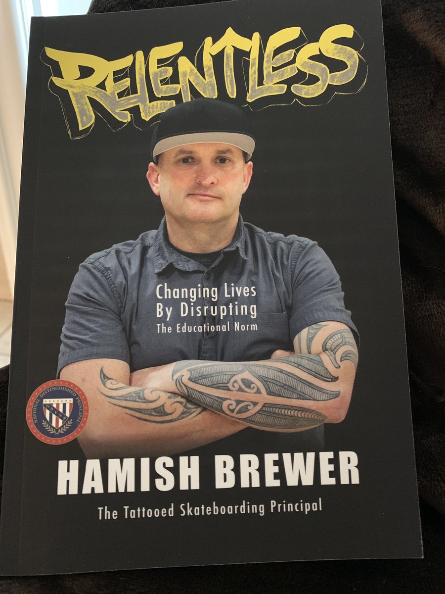 Arrived and ready to be read!!!  Can’t wait!!! 👍🏼😁👍🏼 <a href="/brewerhm/">Hamish Brewer</a> #Relentless #YouMatter #schoolcounselor