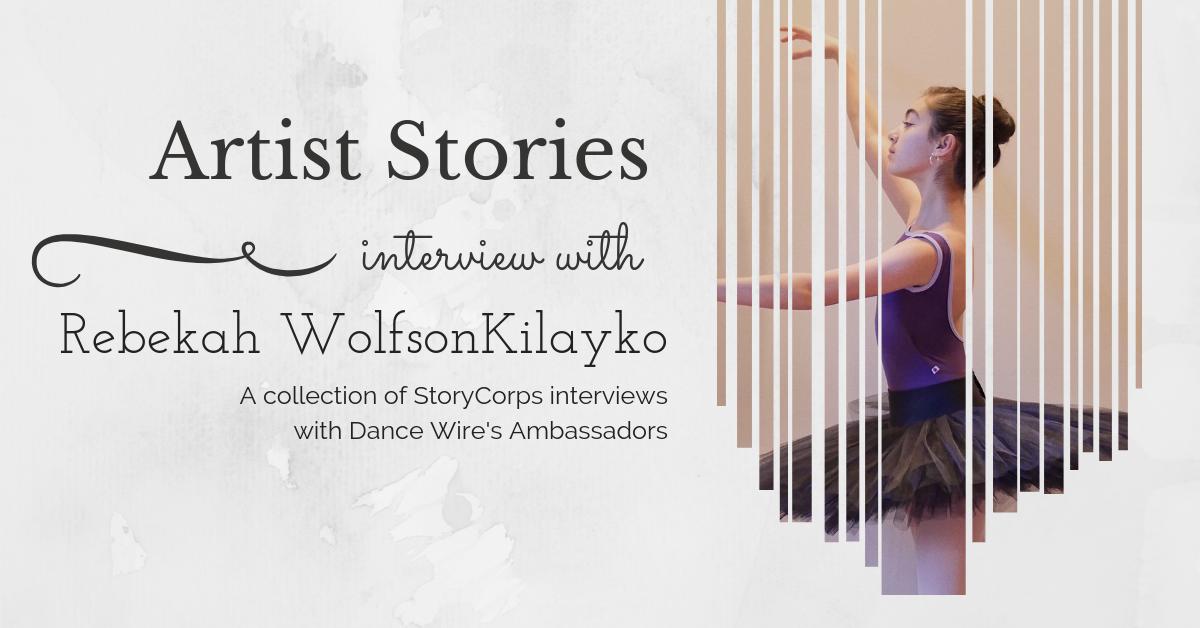 DanceWirePDX's tweet image. NEW Artist Stories interview with Rebekah WolfsonKilayko, youth company member at @thepdxballet and Dance Wire's youngest Ambassador. Rebekah talks to Emily Running about her life in dance so far in our #DanceArtistStories @StoryCorps series.

LISTEN: dancewirepdx.org/artist-stories…