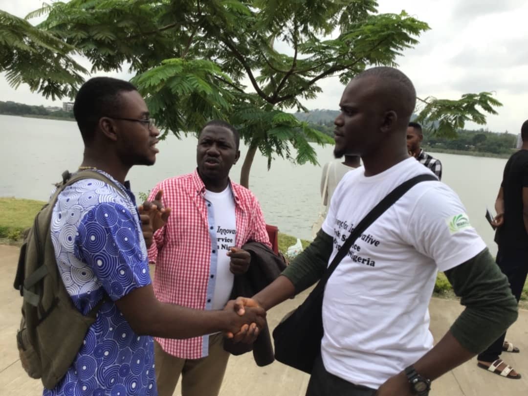 CIPLIN_2019's tweet photo. Mandela Washington Fellows, the @sdgsfoi team and other active youths in the development space gathered to rub minds and discuss on how best to collaboratively create Social impact in Africa.

#CIPLN #MWF #YALI #WorldLeaders #Development #SocialImpact https://t.co/ykA6nY1qtv