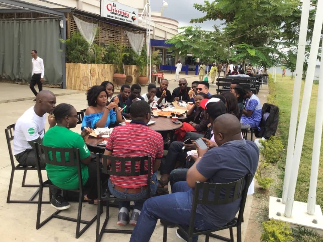CIPLIN_2019's tweet photo. Mandela Washington Fellows, the @sdgsfoi team and other active youths in the development space gathered to rub minds and discuss on how best to collaboratively create Social impact in Africa.

#CIPLN #MWF #YALI #WorldLeaders #Development #SocialImpact https://t.co/ykA6nY1qtv