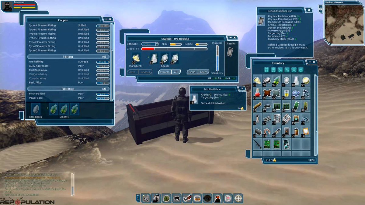 therepopulation's tweet photo. May Update: Let's talk Crafting: We hope your Friday has been great! This update includes:
-Risk, Reward, and Community
-Crafting Recipe Categories
-Crafting Mechanics
-Abilities & System Changes
https://t.co/MdQMMxOxum
#MMORPG #SCIFI #Repop #TheRepopulation #HeroEngine #updates https://t.co/MmZOzw8zac