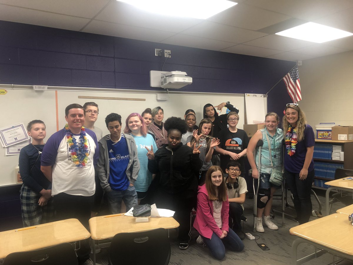 Had an amazing last day today! Such an amazing group of kids and such an amazing first year! Going to miss this group #ThisIsWe #MiddieRising