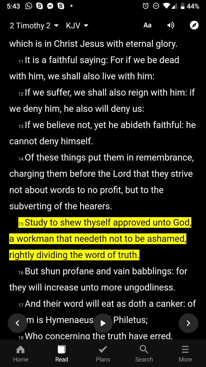 This is a sign that the saint must get into their word and in prayer and fasting. The bible says we must study to show ourselves approved.